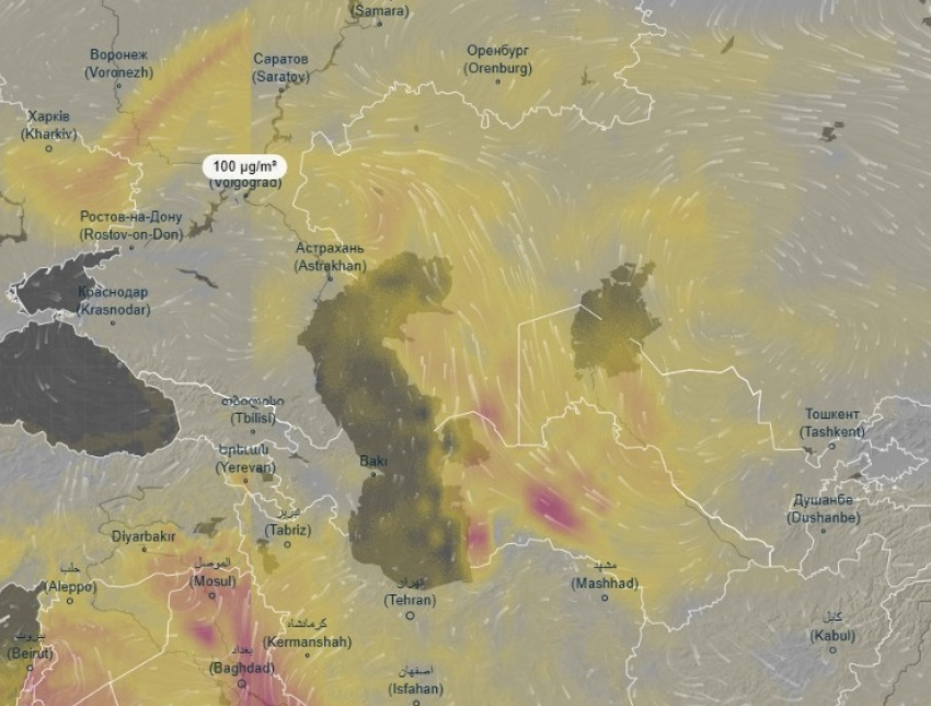 Эпицентр пыльной бури накроет Волгоград 23 апреля