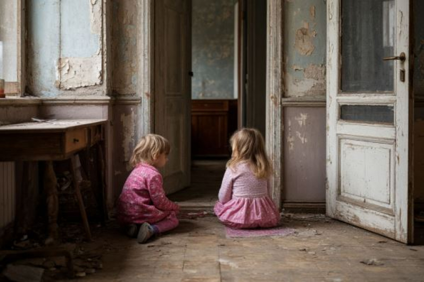 Четырехлетнего мальчика и годовалую девочку бросили в квартире с открытой дверью под Волгоградом