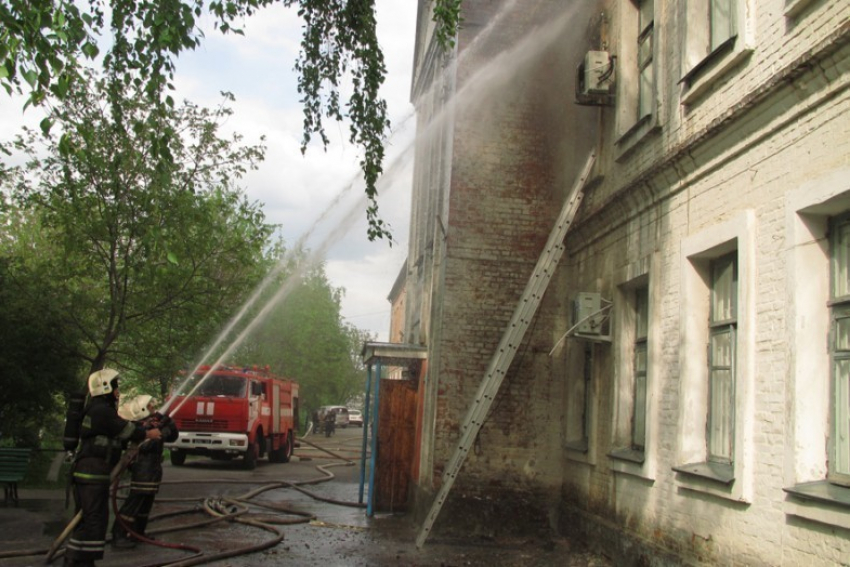 Детская поликлиника горела в Городищенском районе
