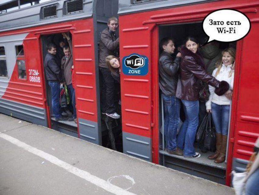 В волгоградских электричках снова заработает Wi-Fi