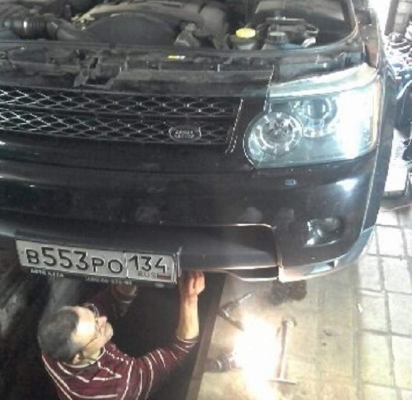 В автомастерской Волгограда разобрали Land Rover, чтобы спасти застрявшего котенка