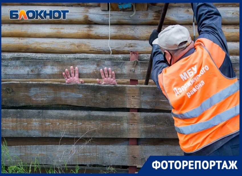 Снос конюшен в «Сосновом бору» Волгограда в объективе фотографа: день 1