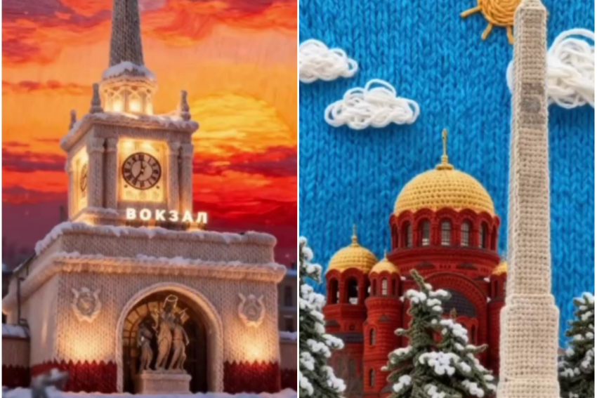 Вязаный Волгоград покорил интернет 