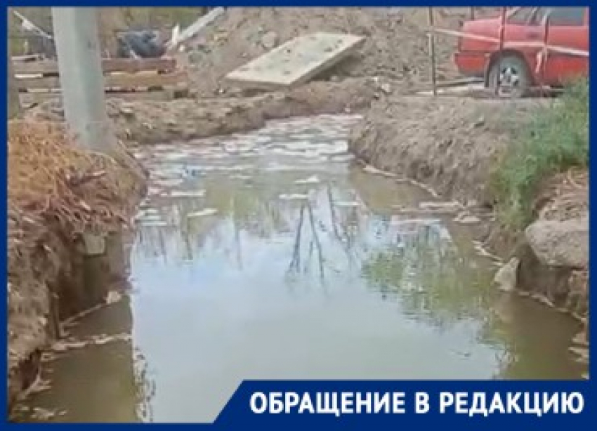 Озеро появилось у 14-этажки на севере Волгограда