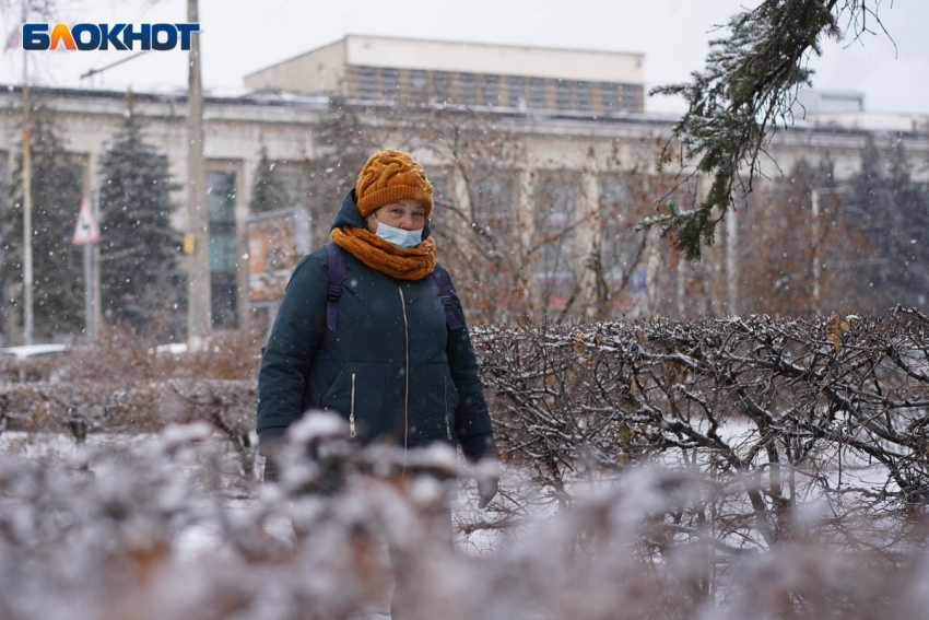 Мороз до -8º и осадки: погода в Волгоградской области на 3 декабря