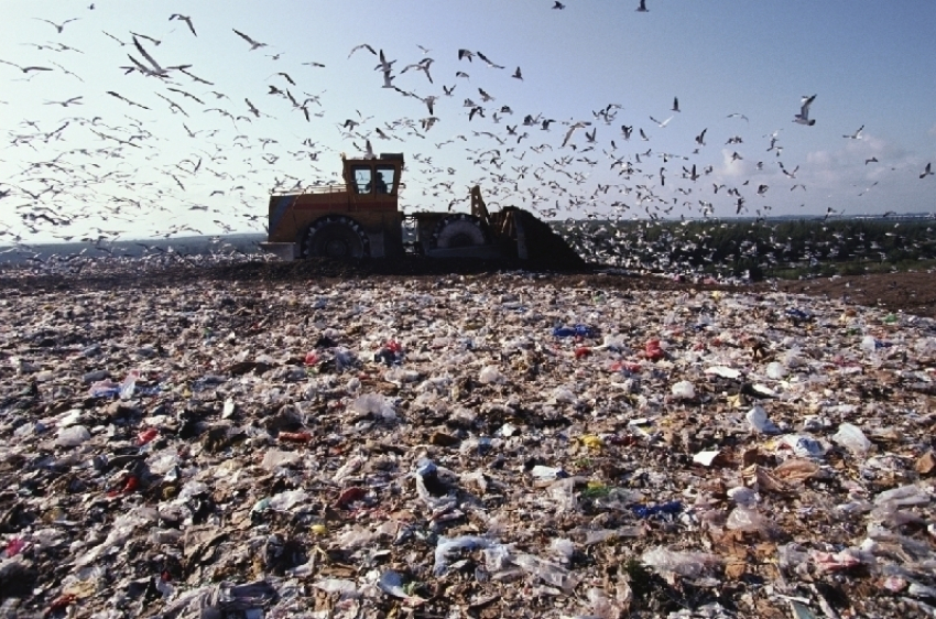 Под Волгоградом на городской свалке грузовик насмерть переехал мужчину