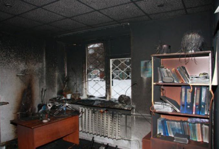 На юге Волгограда сгорел офис ООО «Волга Промстроймонтаж»