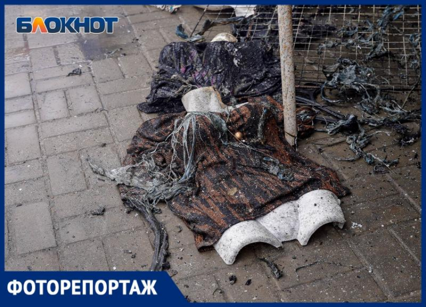 Пожар на Качинском рынке в Волгограде, как это было: в объективе фотографа 