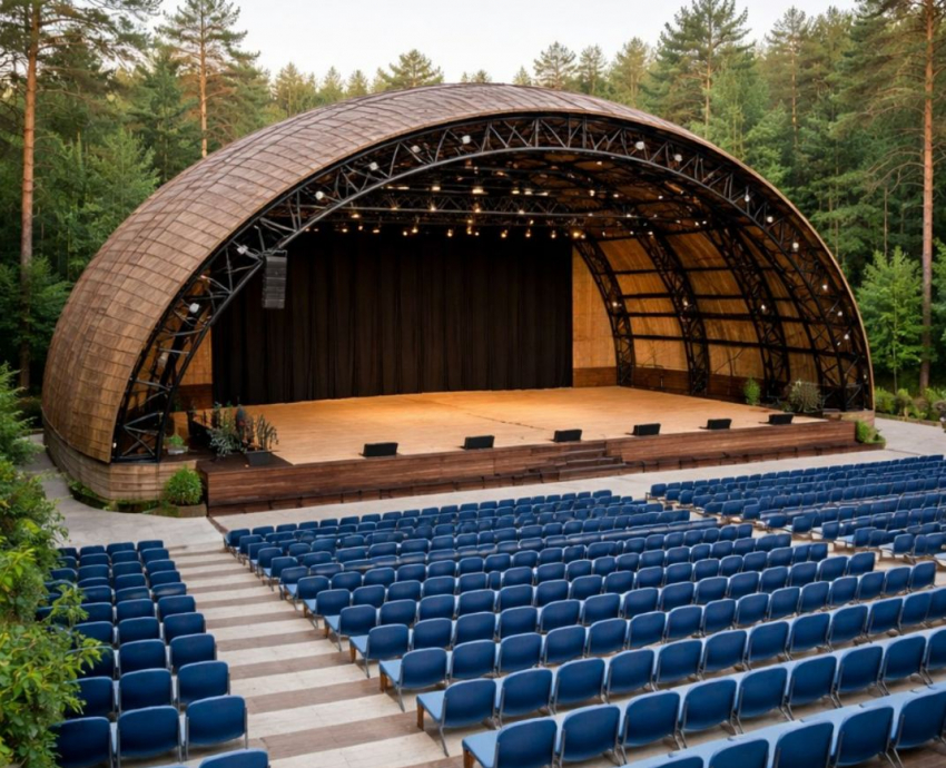 Новый уличный амфитеатр возведут за 20 дней на юге Волгограда