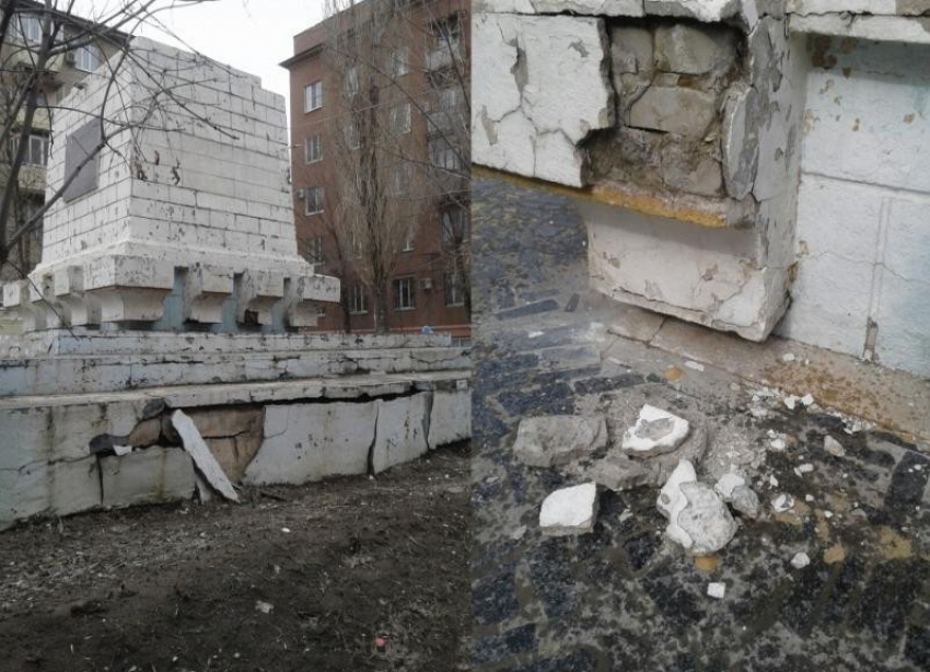 Элементы братской могилы в Волгограде снимут и отдадут на реставрацию