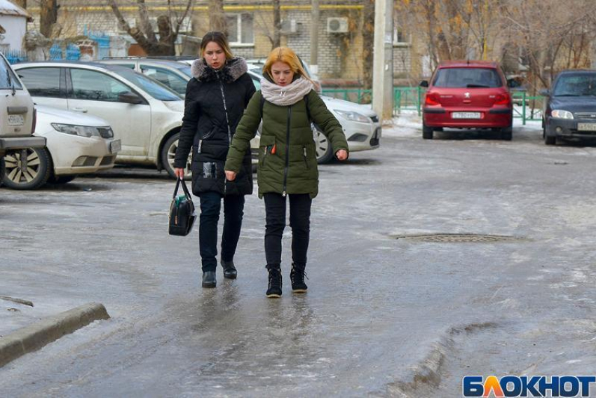 Волгоград: второе пришествие гололеда