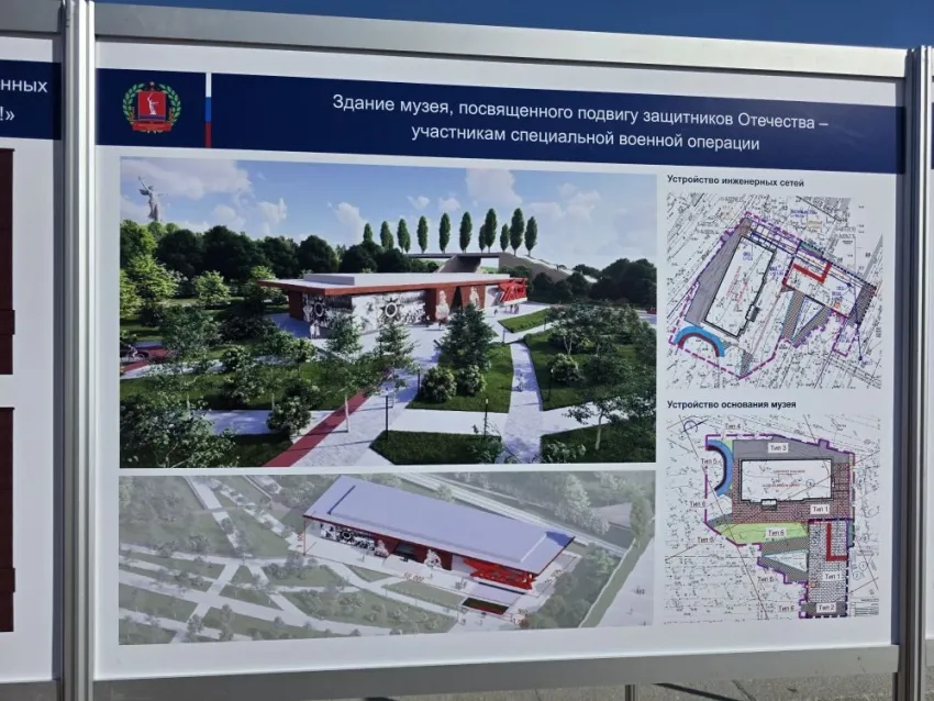 Новый музей построят у подножия Мамаева кургана в Волгограде: впервые показали эскиз