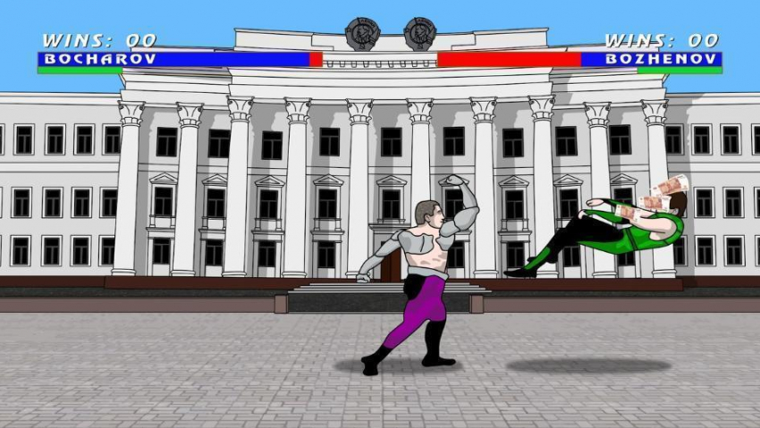 Губернатор Бочаров «выбивает» деньги из Боженова в новом мультике камышинского аниматора