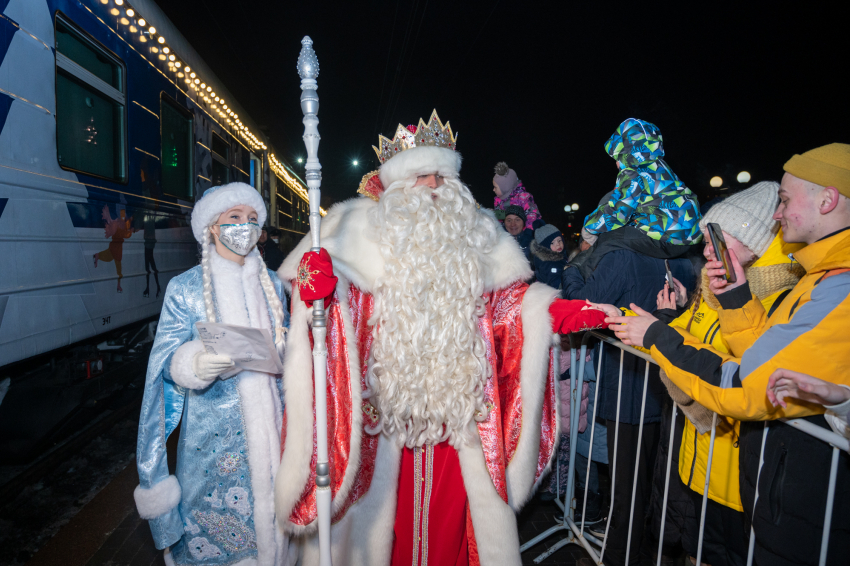 В Волгоград 20 декабря прибудет поезд Деда Мороза