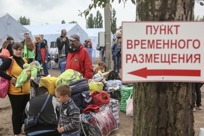 Украинские беженцы из Ростовской области прибыли в Волгоград 