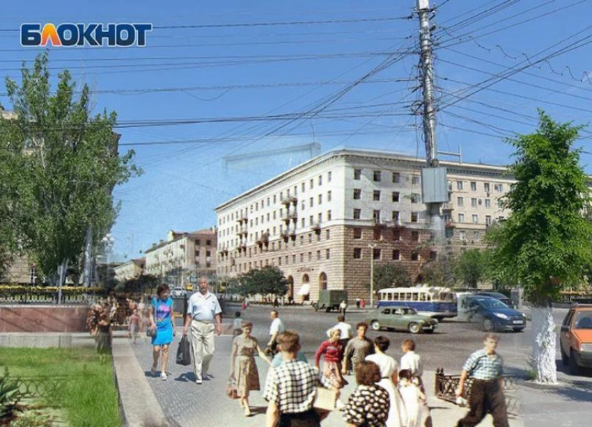  Тогда и сейчас: самая оживленная улица в центре Волгограда – улица Комсомольская 
