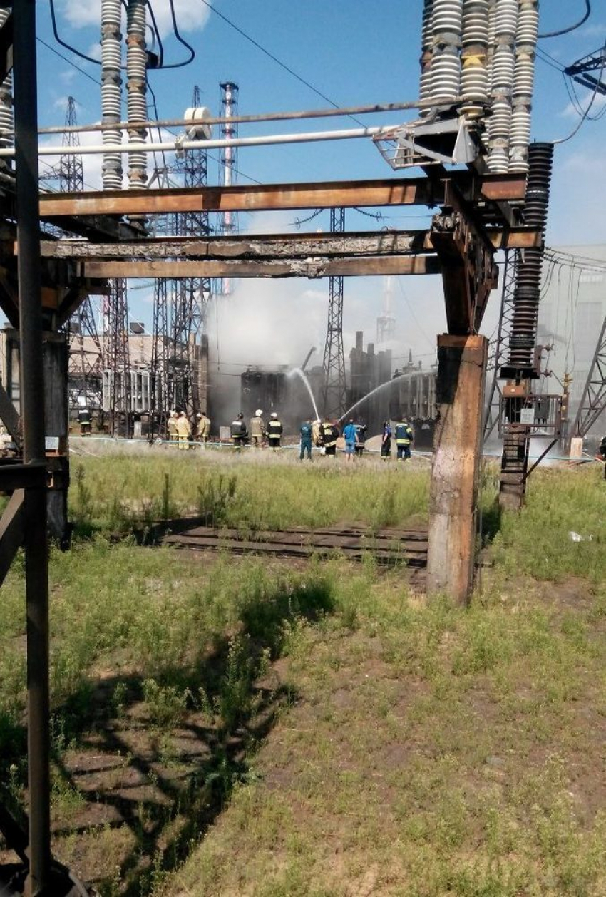 Пожар на трансформаторной подстанции Волгограда потушен