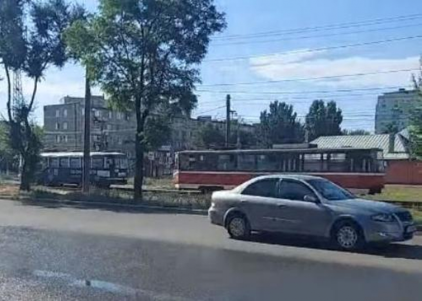 В Волгограде встали трамваи 