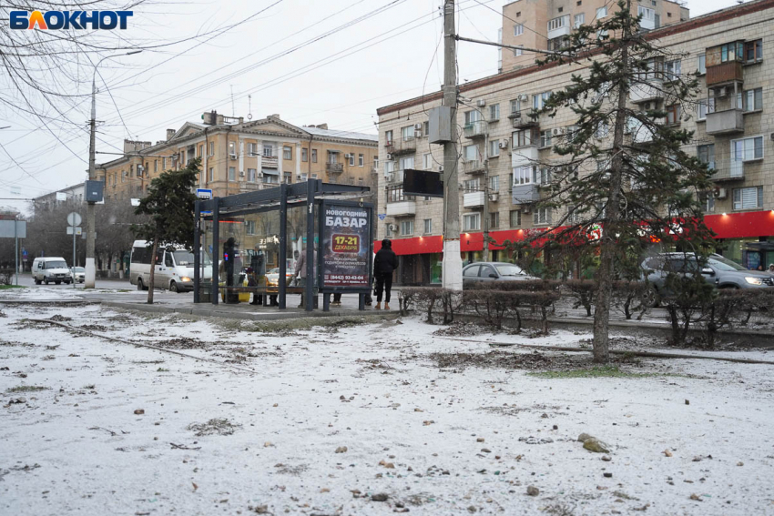 Мокрый снег с туманом ждет волгоградцев 4 января 