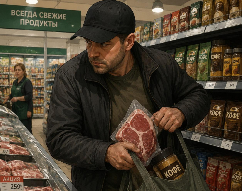 Кофе и мясо на 7 тысяч рублей вынесли волгоградцы из магазинов