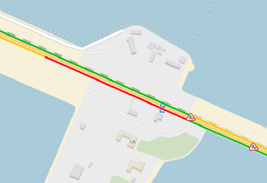 Автомобилисты встали в большую пробку на Волжской ГЭС