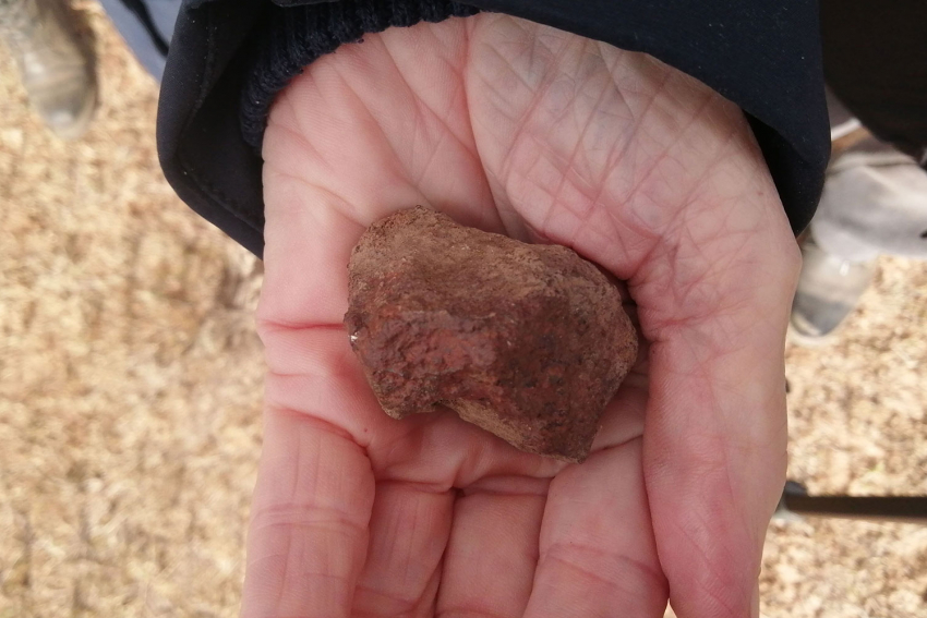 В Волгоградской области ученый нашел осколок упавшего 100 лет назад метеорита