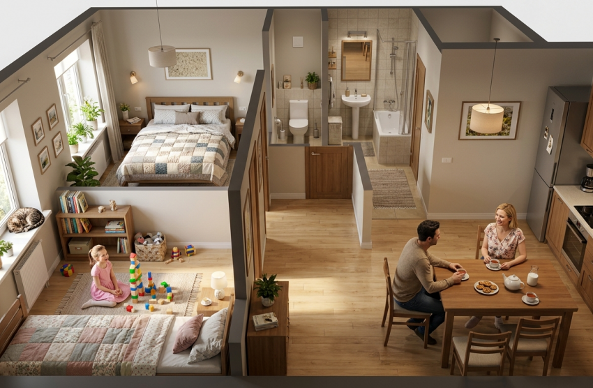 Двухкомнатные квартиры с удобной планировкой и инфраструктурой нашли в Волгограде