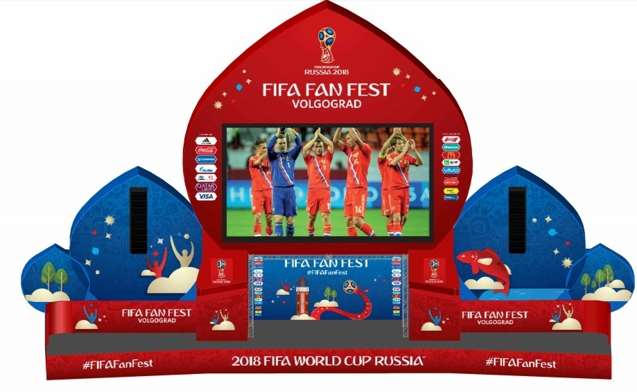 «Блокнот Волгоград» публикует макет сцены набережной к фестивалю болельщиков FIFA