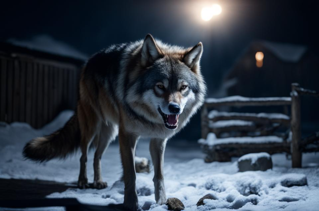 Монстры Первобытного мира: Ужасный Волк. Самый большой волк мира и звезда 