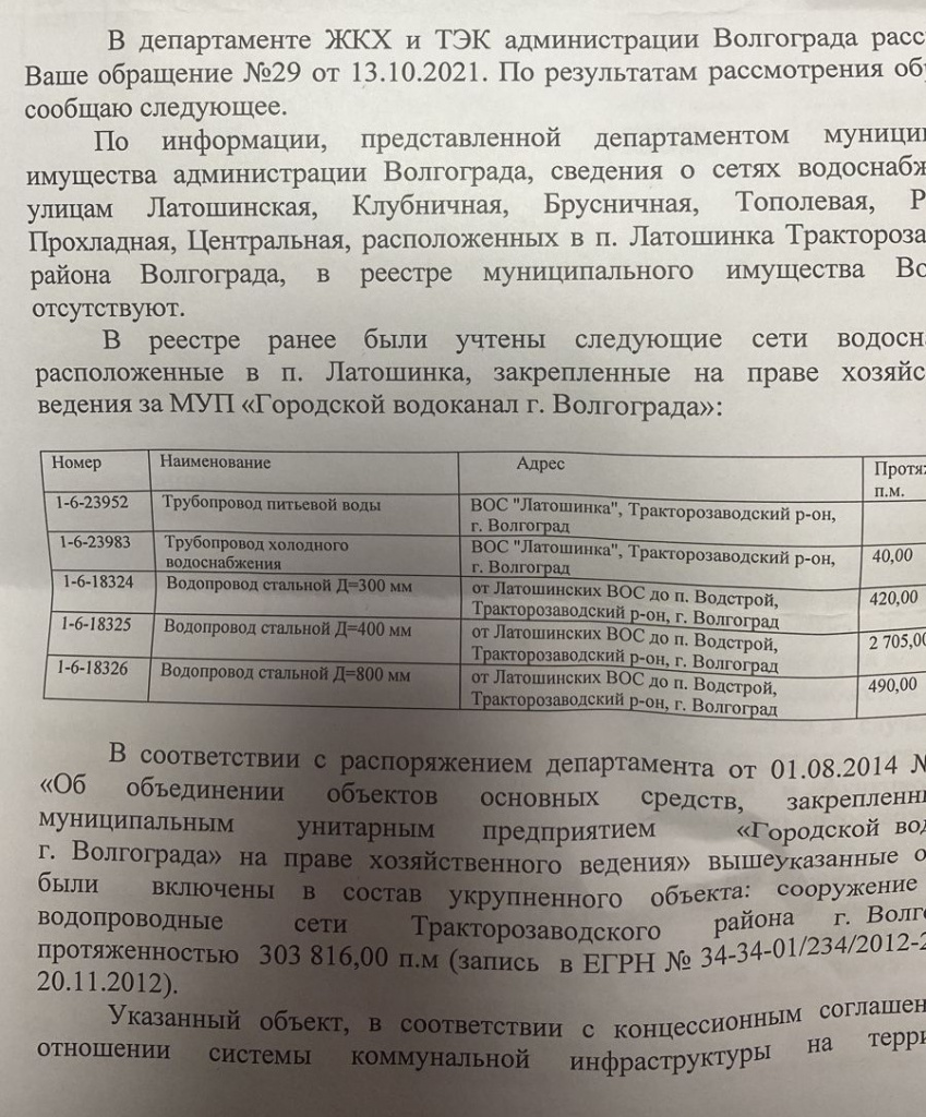 В Волгограде посёлок Латошинка испытывает проблемы с питьевой водой:  жильцов обвинили в воровстве